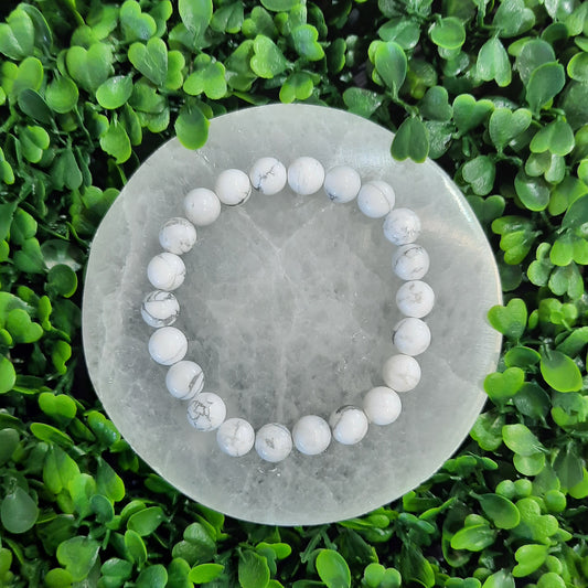 Howlite Bracelet - 8mm