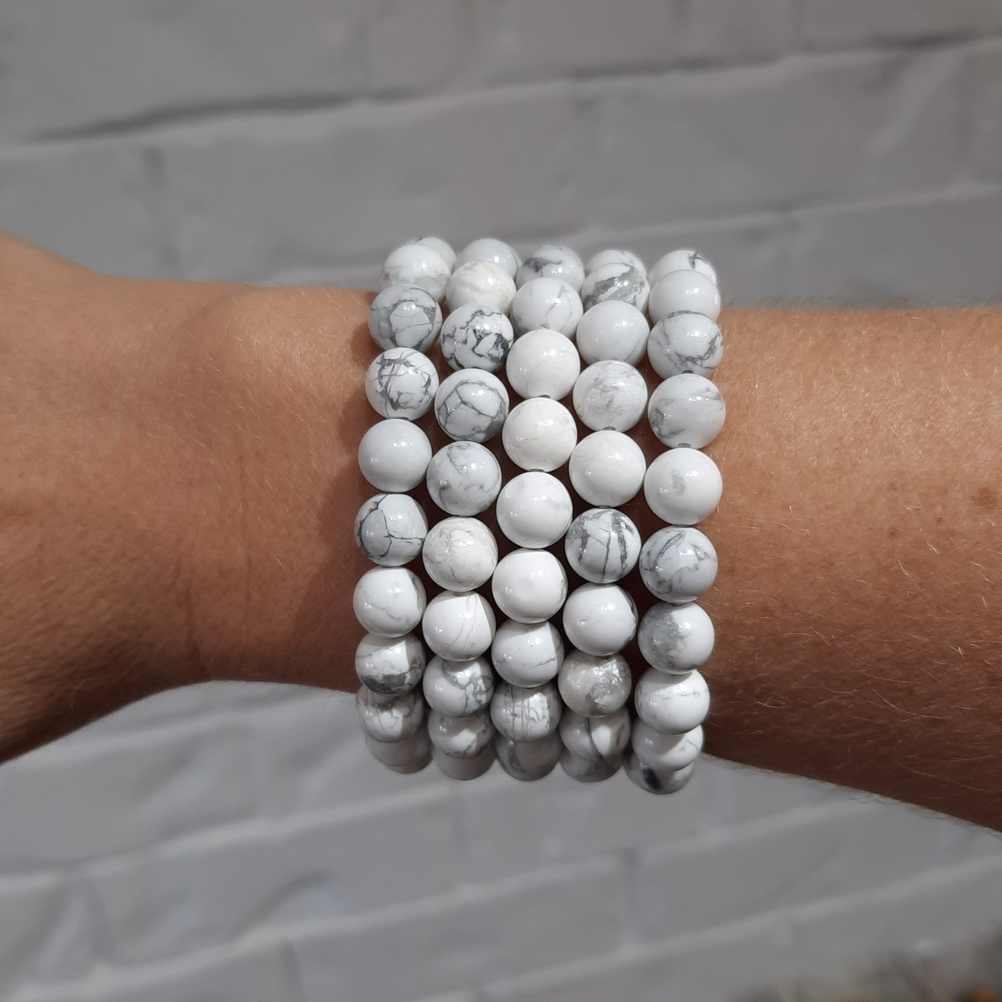 Howlite Bracelet - 8mm