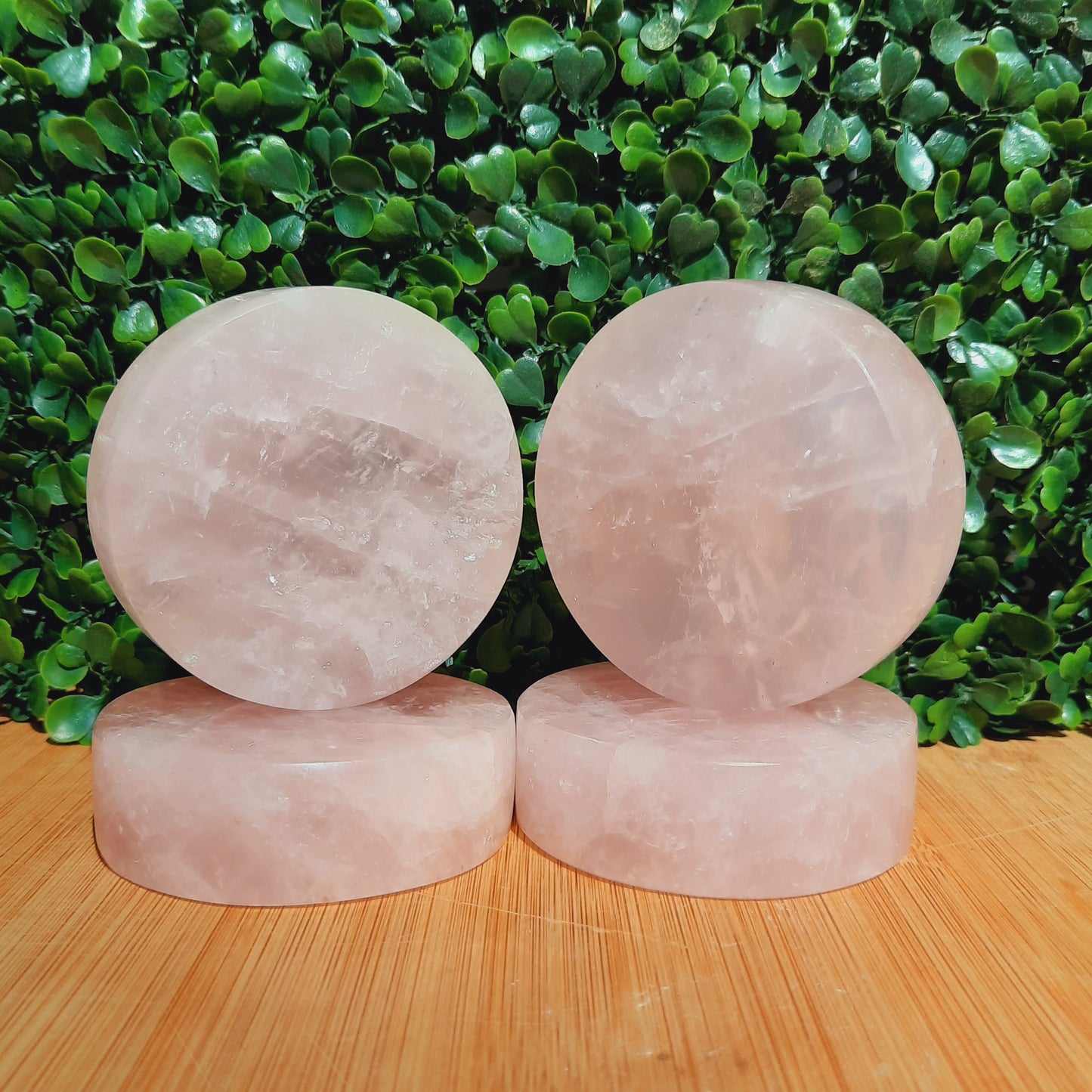 Rose Quartz Discs