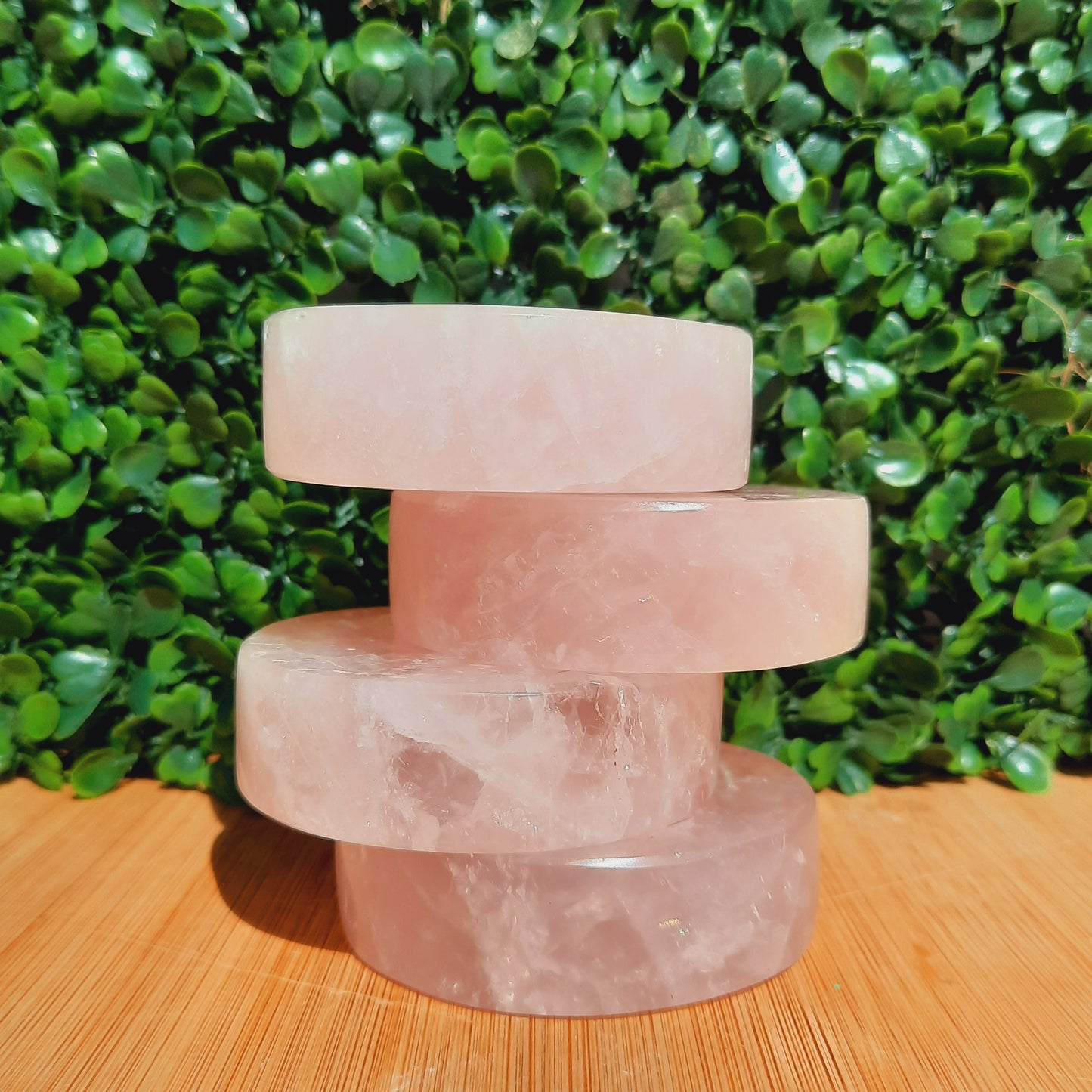 Rose Quartz Discs