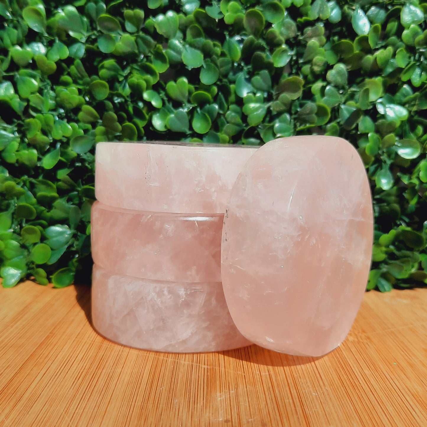 Rose Quartz Discs