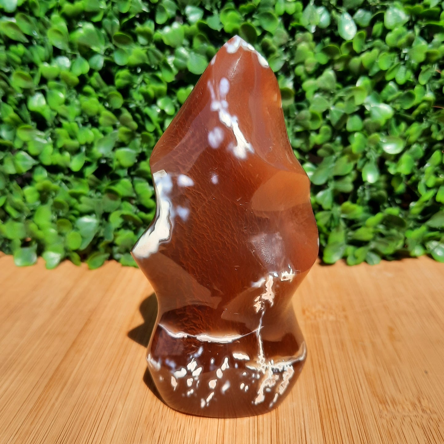 Red Orca Agate Flame