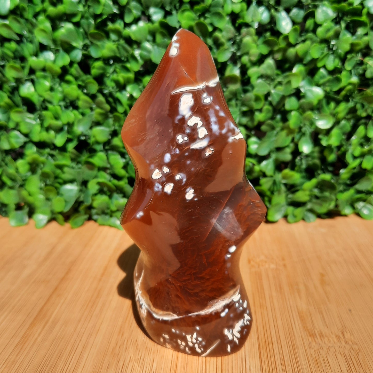Red Orca Agate Flame