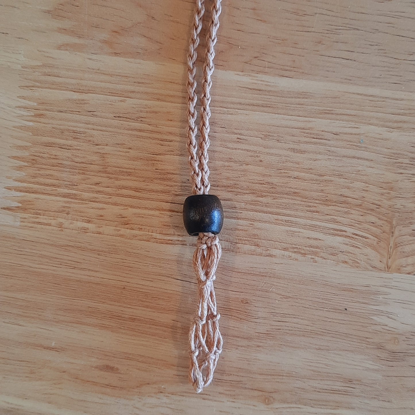 Macrame Crystal Pouch Necklace's
