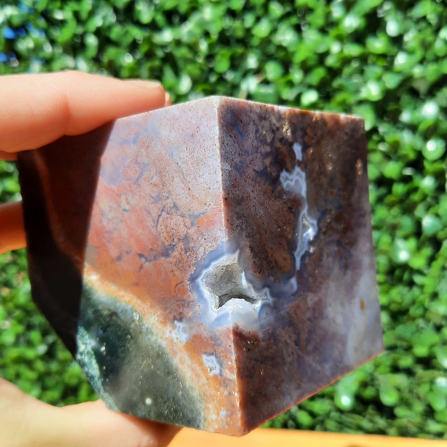 Ocean Jasper Cube