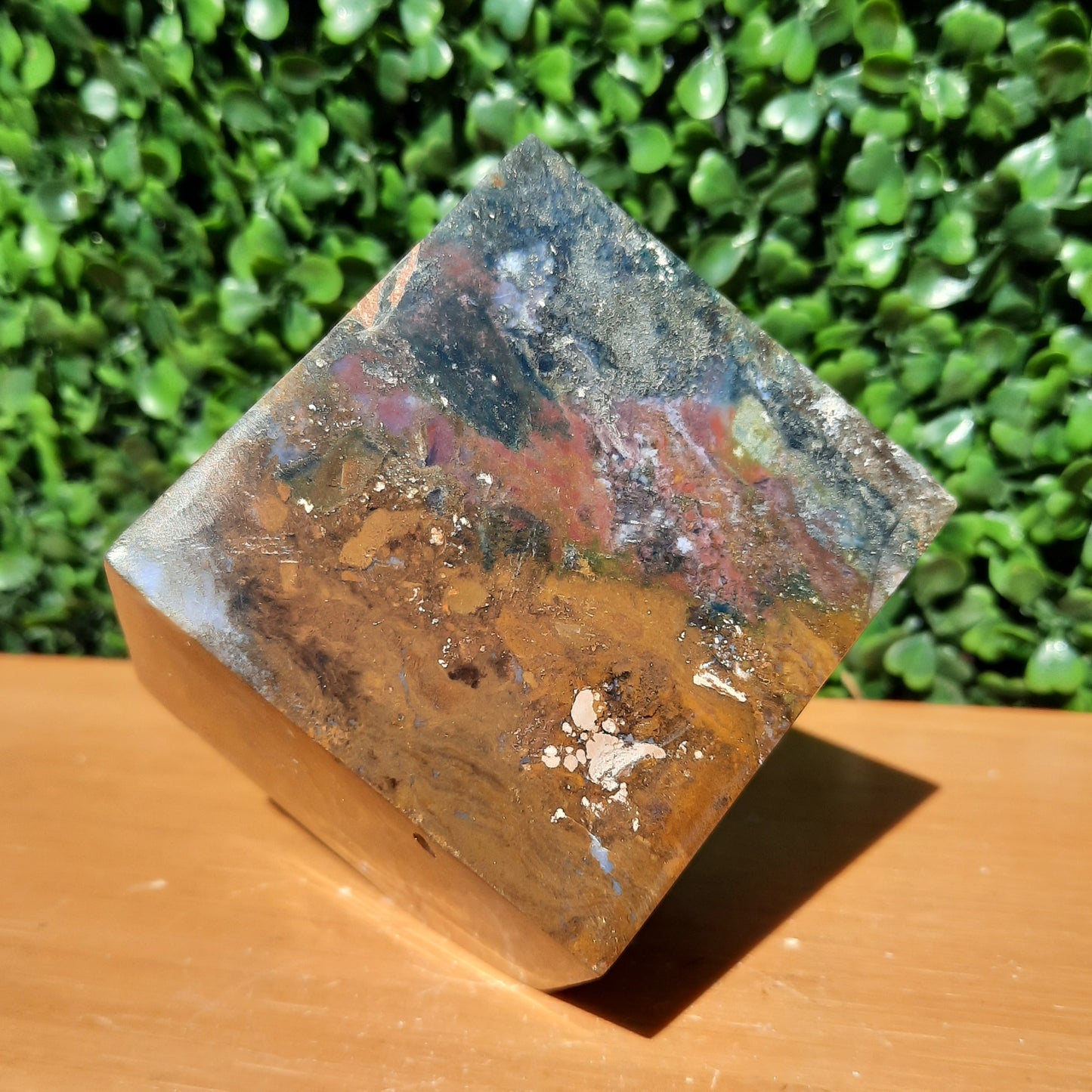 Ocean Jasper Cube