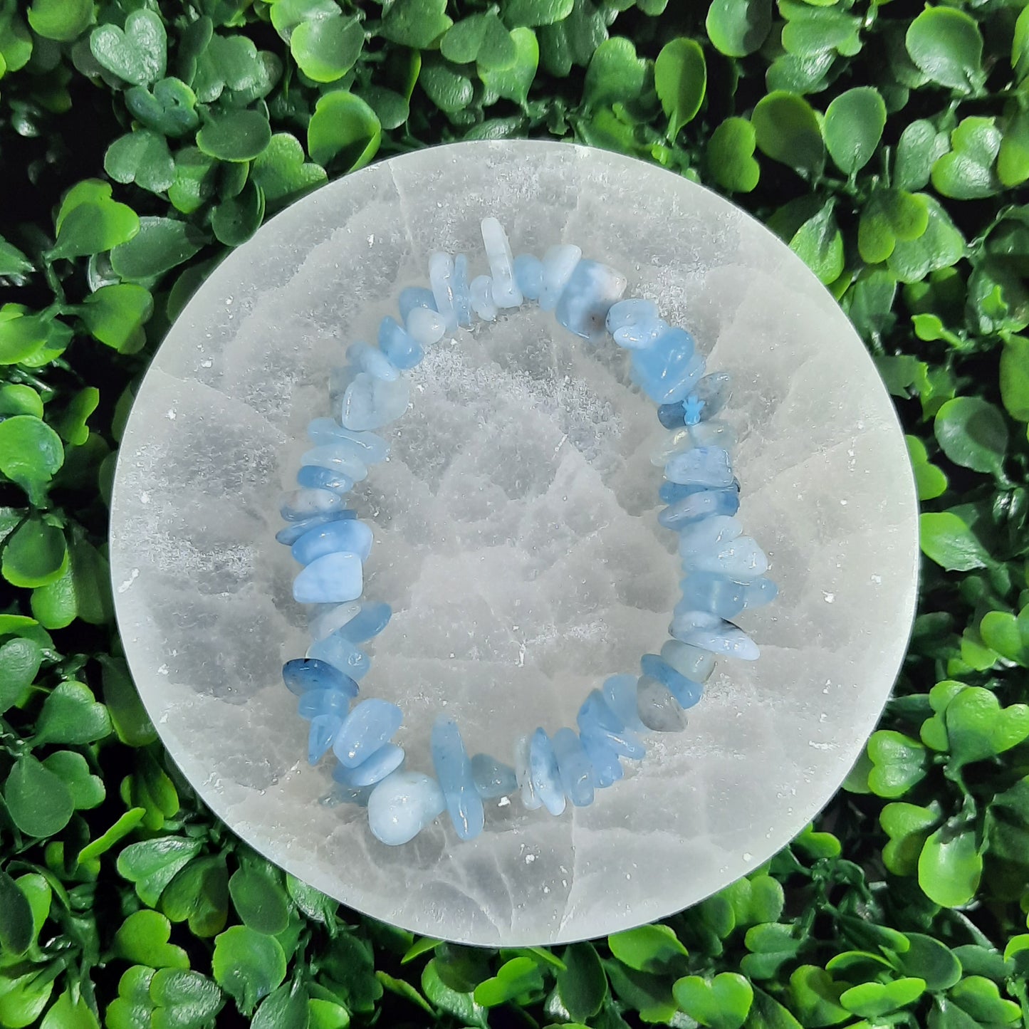 Aquamarine Chip Bracelet's