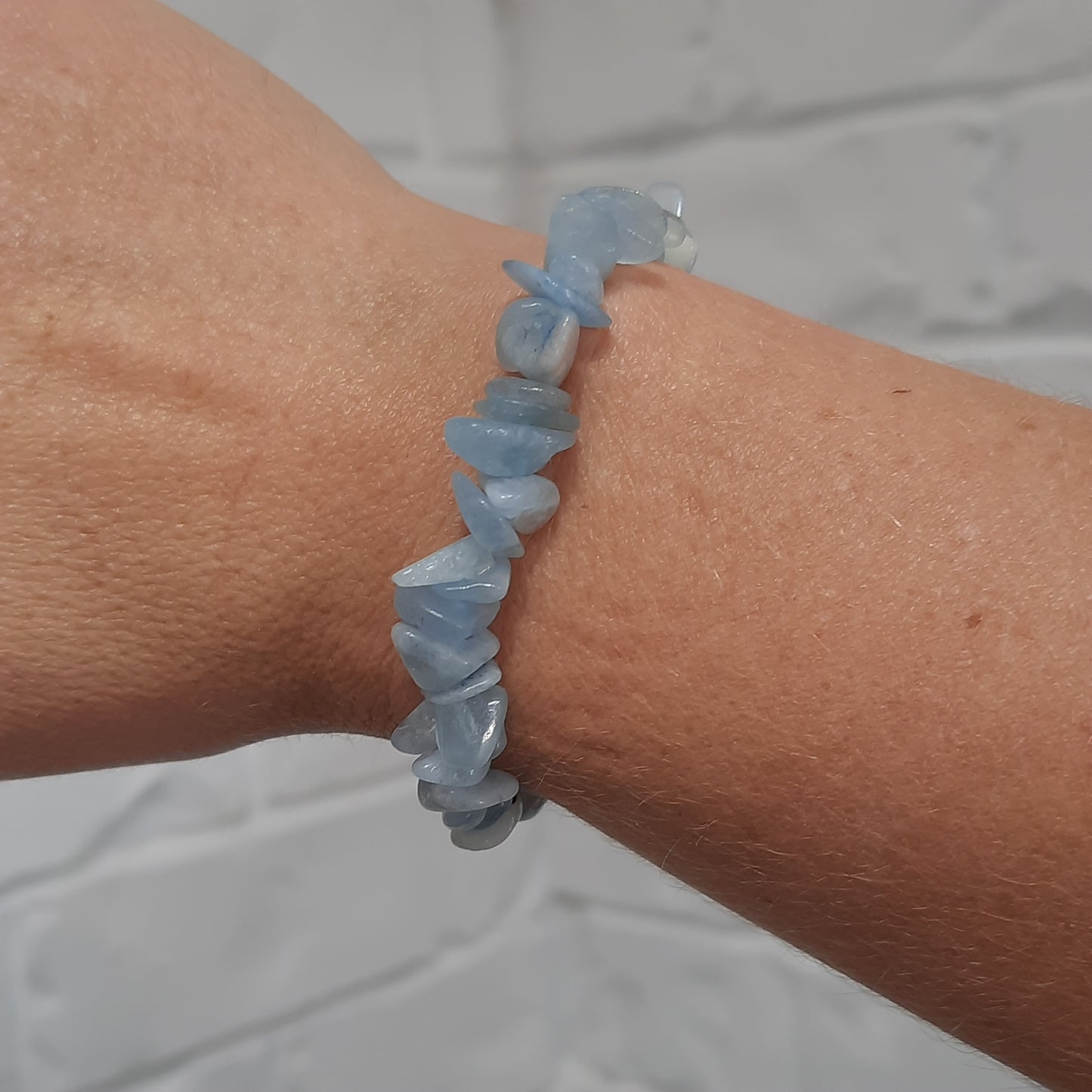 Aquamarine Chip Bracelet's