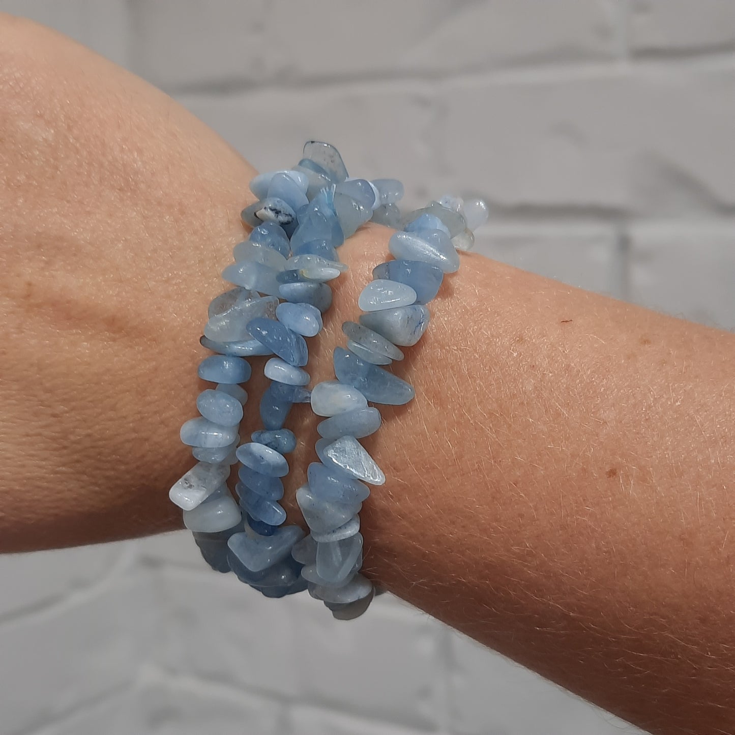 Aquamarine Chip Bracelet's