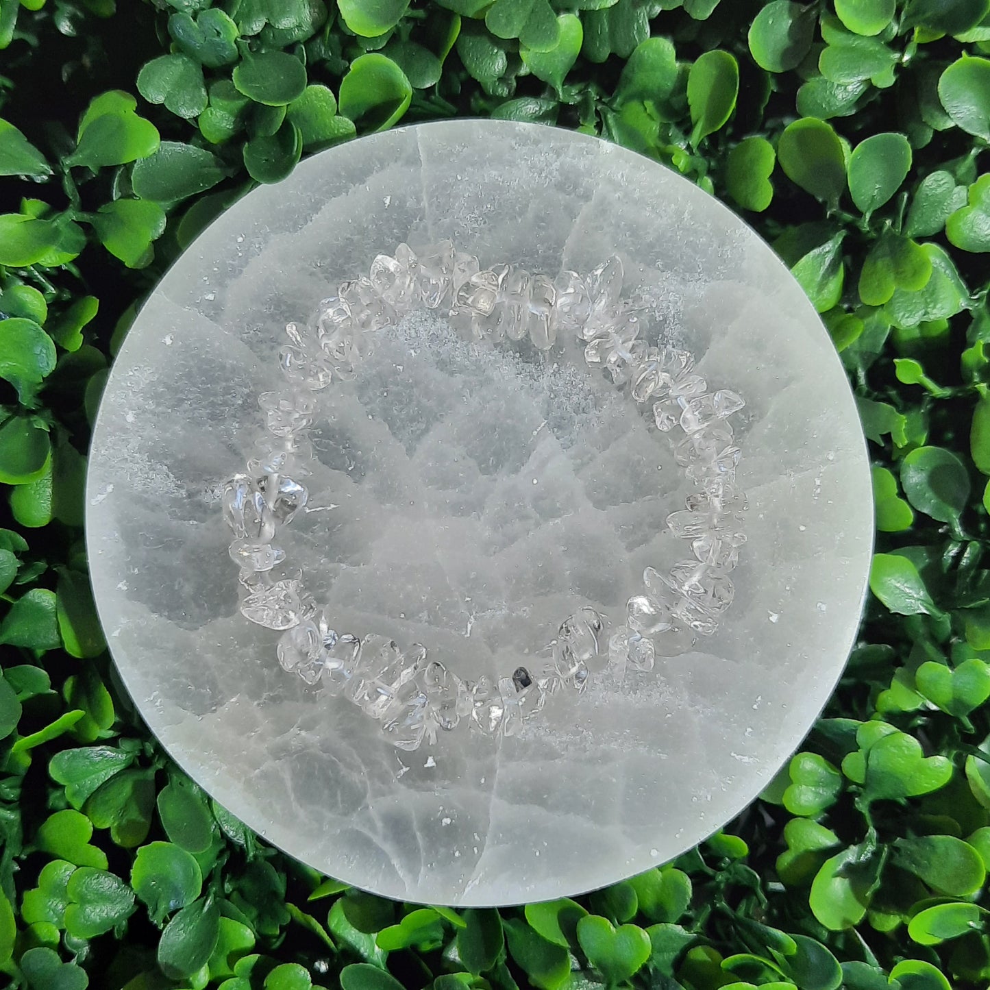 Clear Quartz Chip Bracelet's