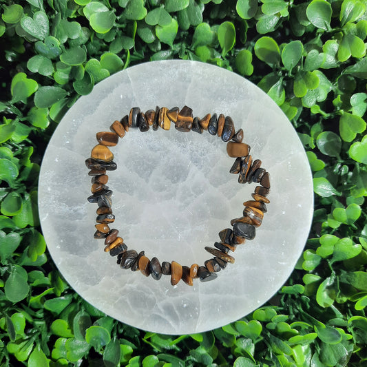 Tiger's Eye Chip Bracelet