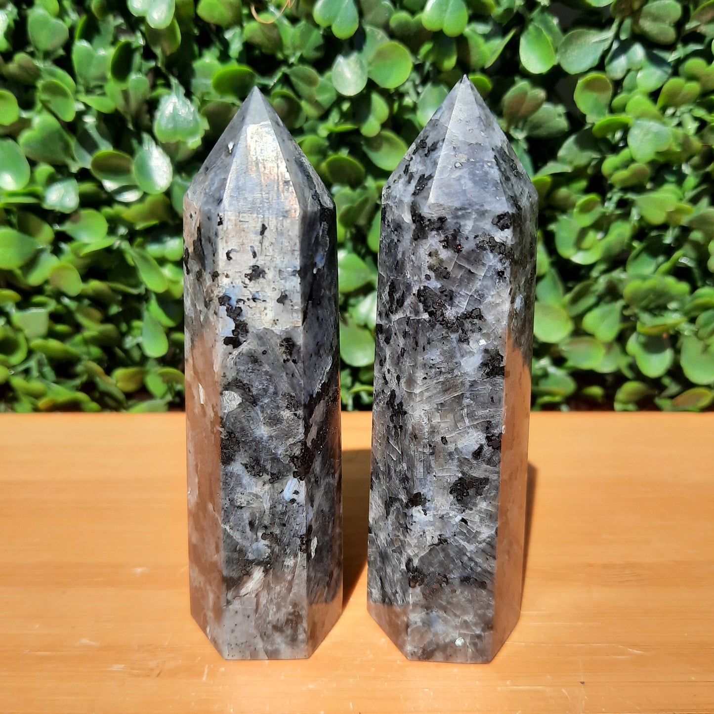 Larvikite Norwegian Moonstone Point's