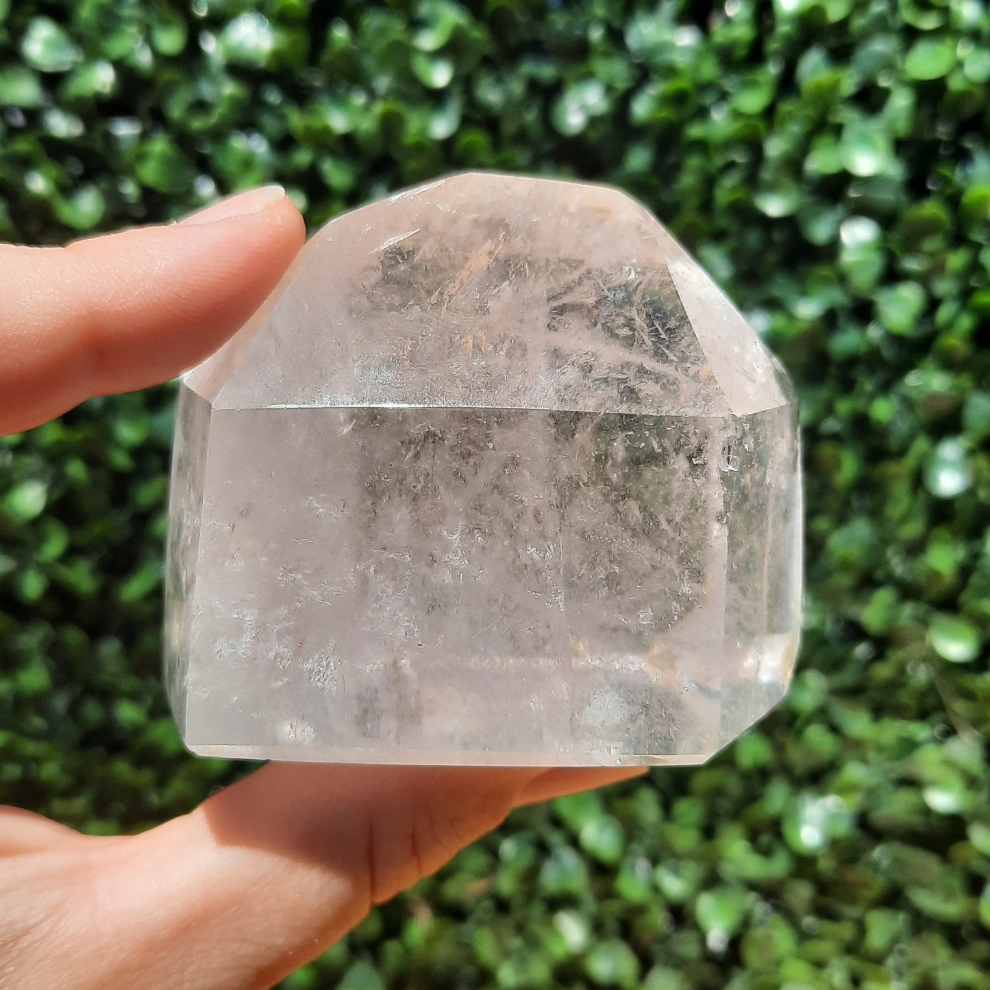 Clear Quartz Tower With Inclusions