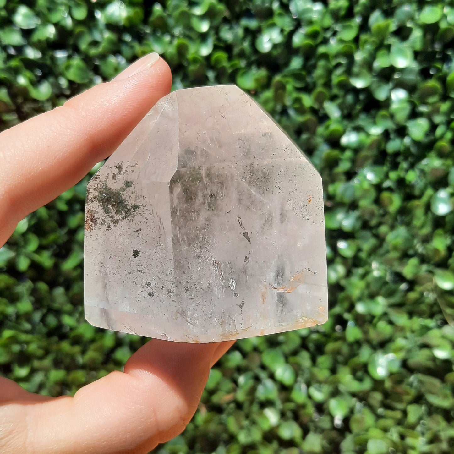 Clear Quartz Tower With Inclusions