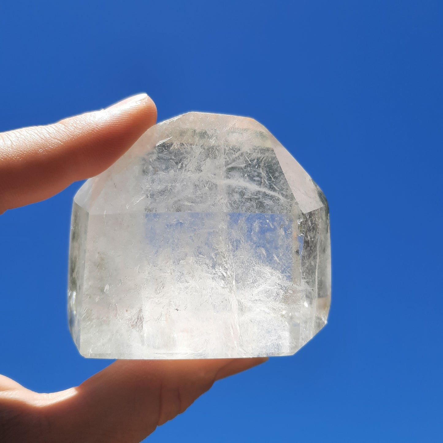 Clear Quartz Tower With Inclusions