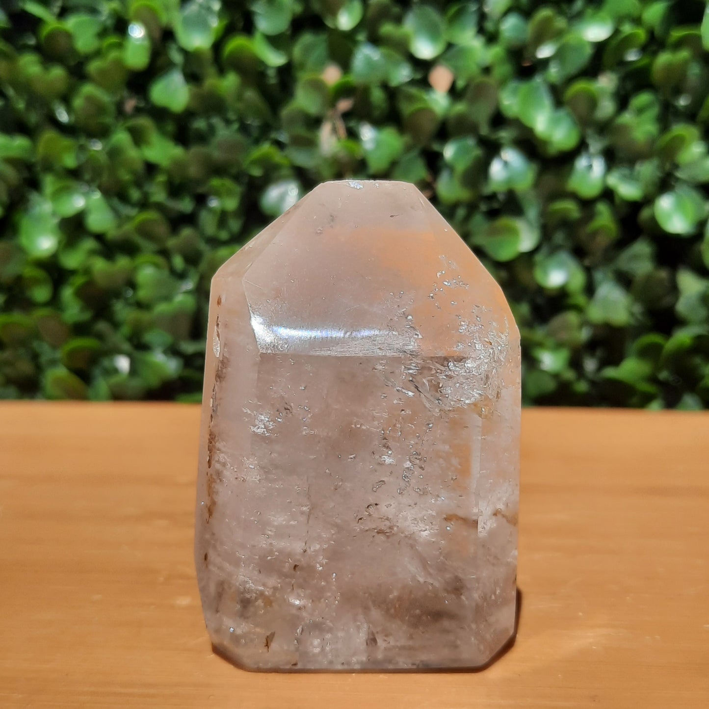 Clear Quartz Tower With Inclusions