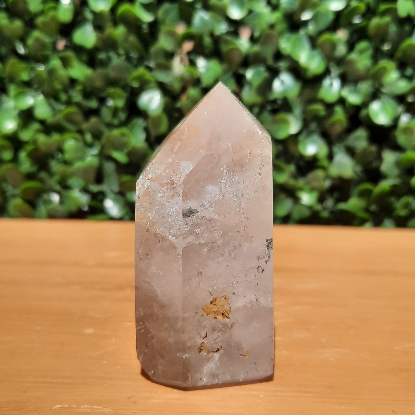 Clear Quartz Tower With Inclusions