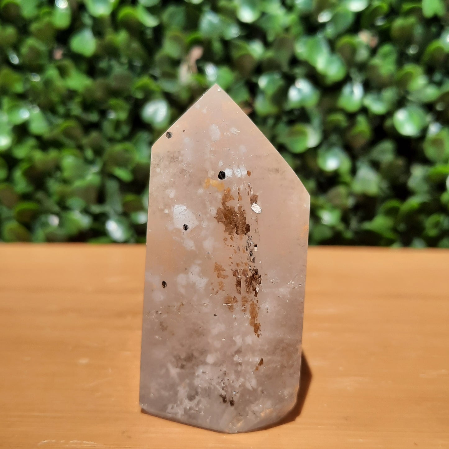 Clear Quartz Tower With Inclusions
