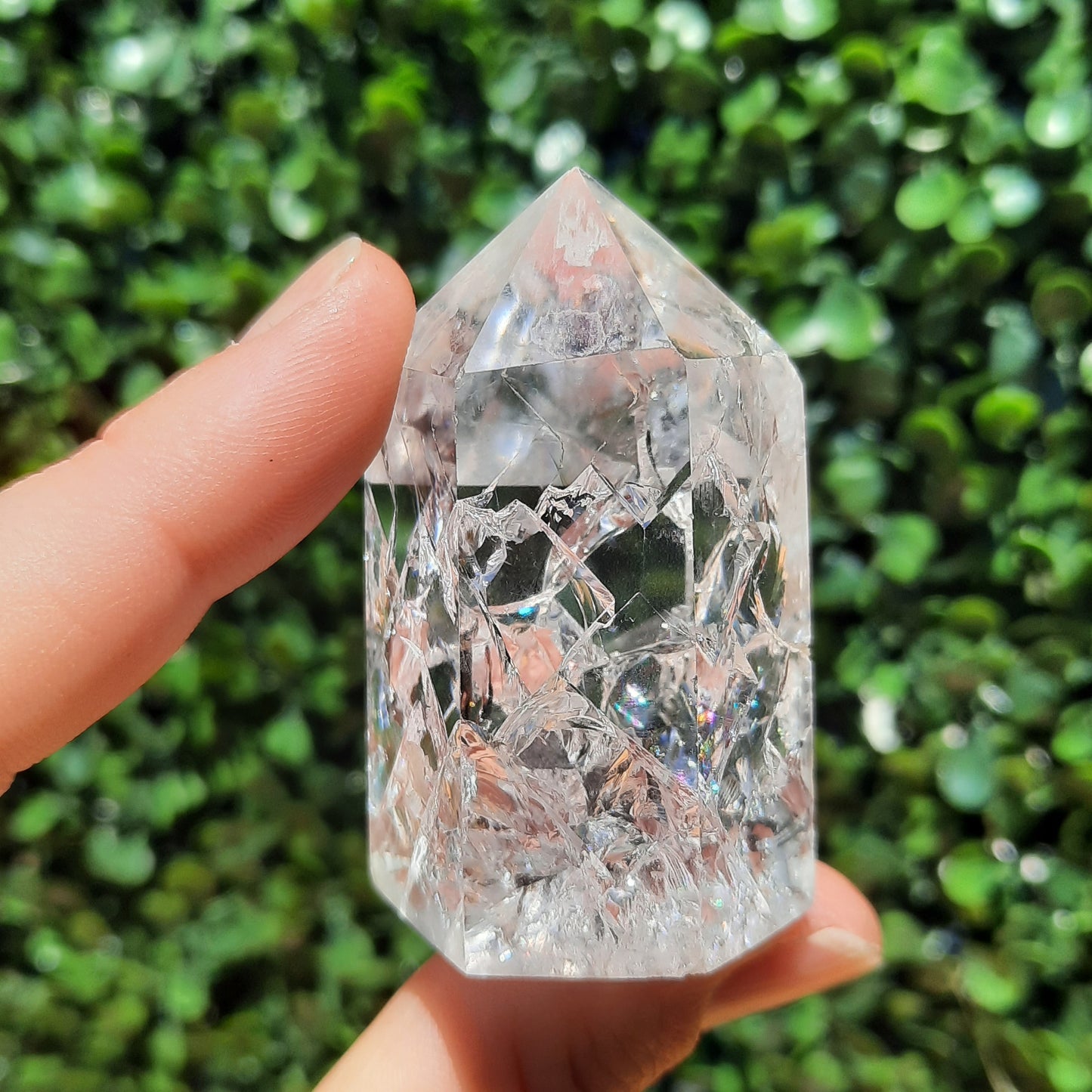 Crackle Quartz Tower