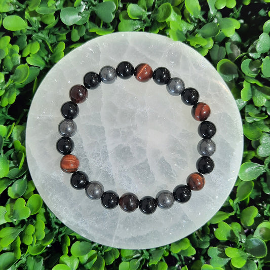 Protection Bracelet Red Tigers Eye - 8mm