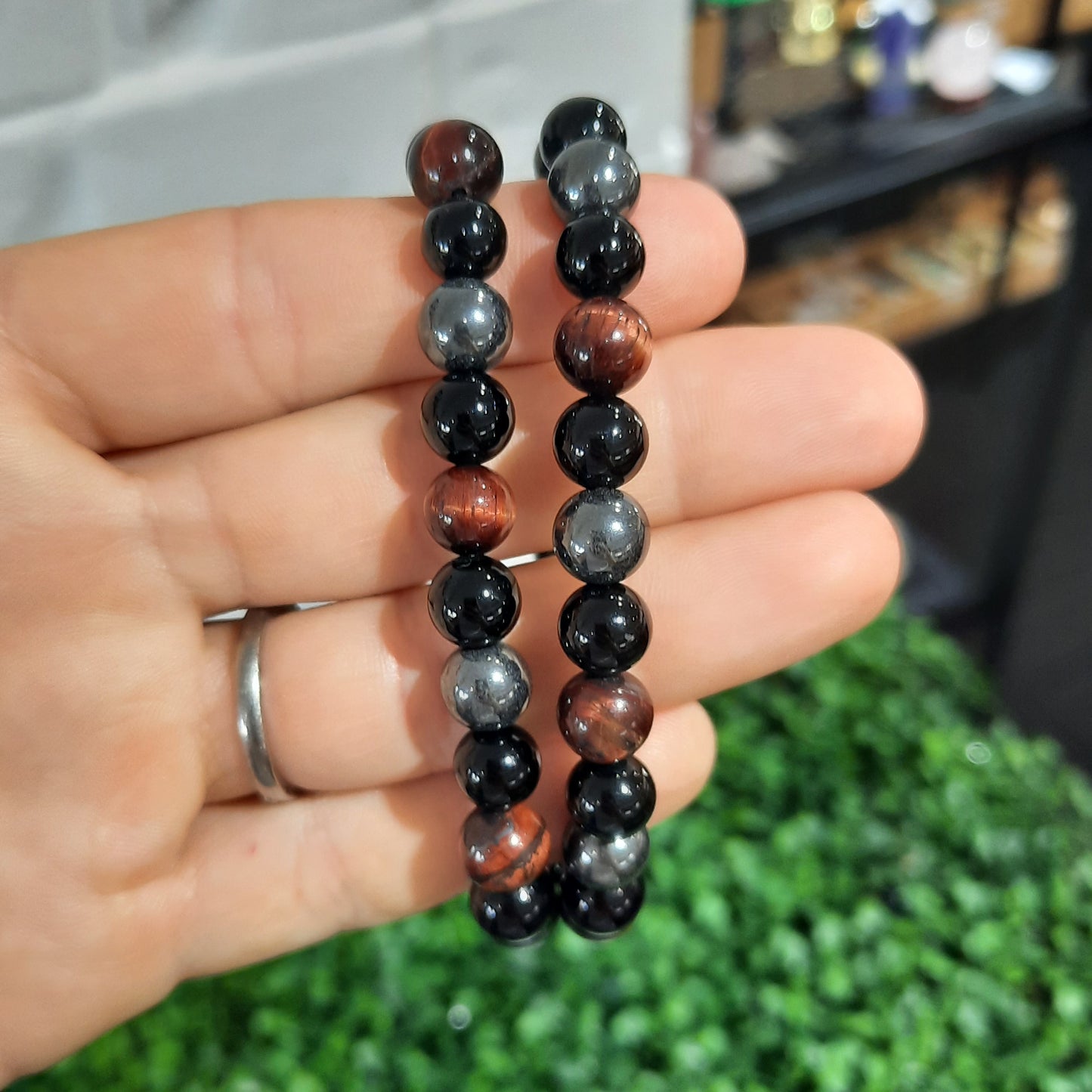 Protection Bracelet Red Tigers Eye - 8mm