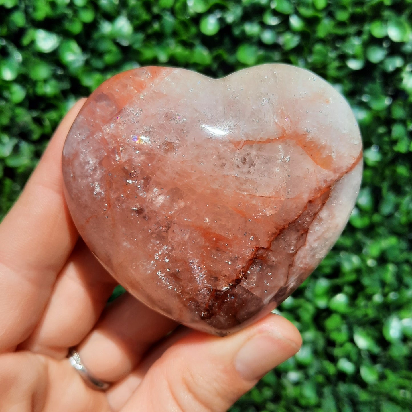 Fire Quartz Heart
