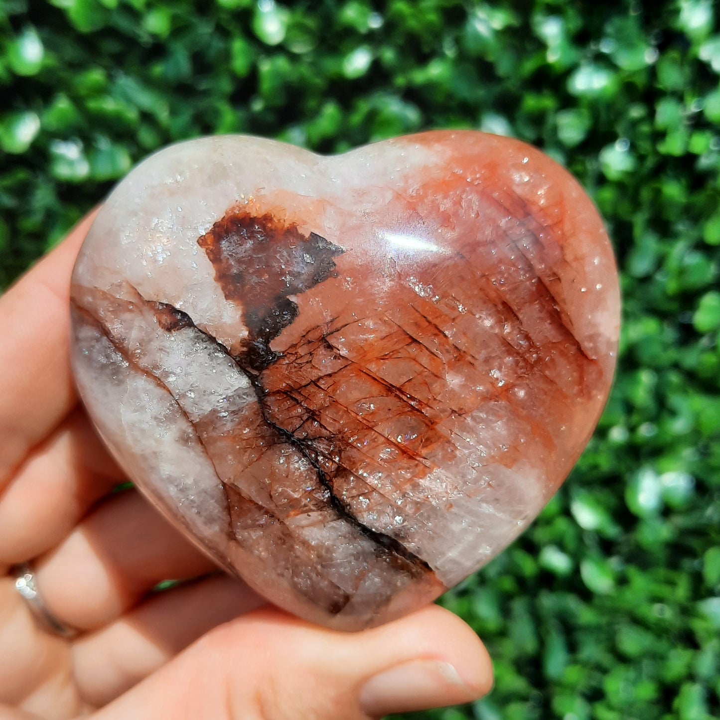 Fire Quartz Heart