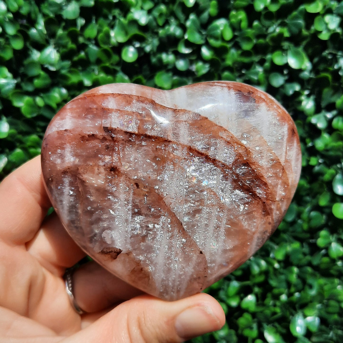 Fire Quartz Heart