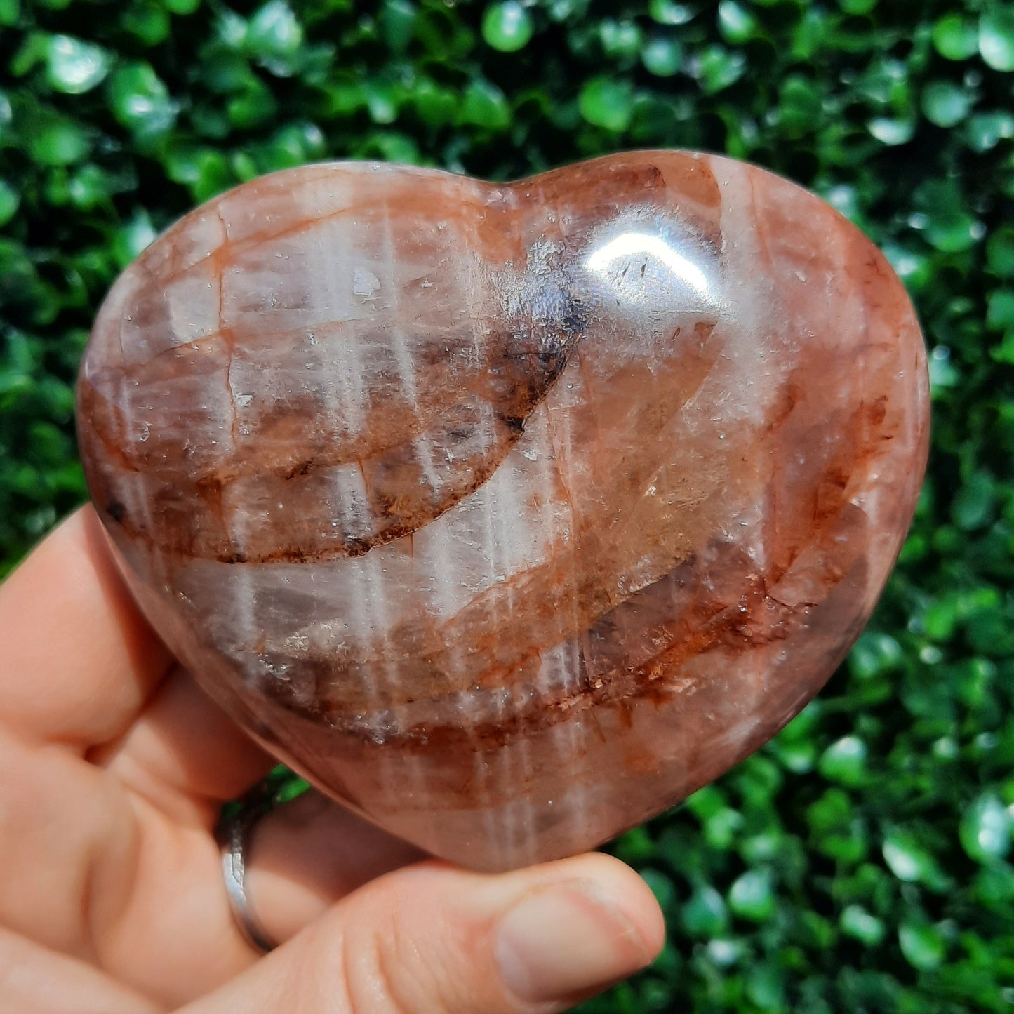 Fire Quartz Heart
