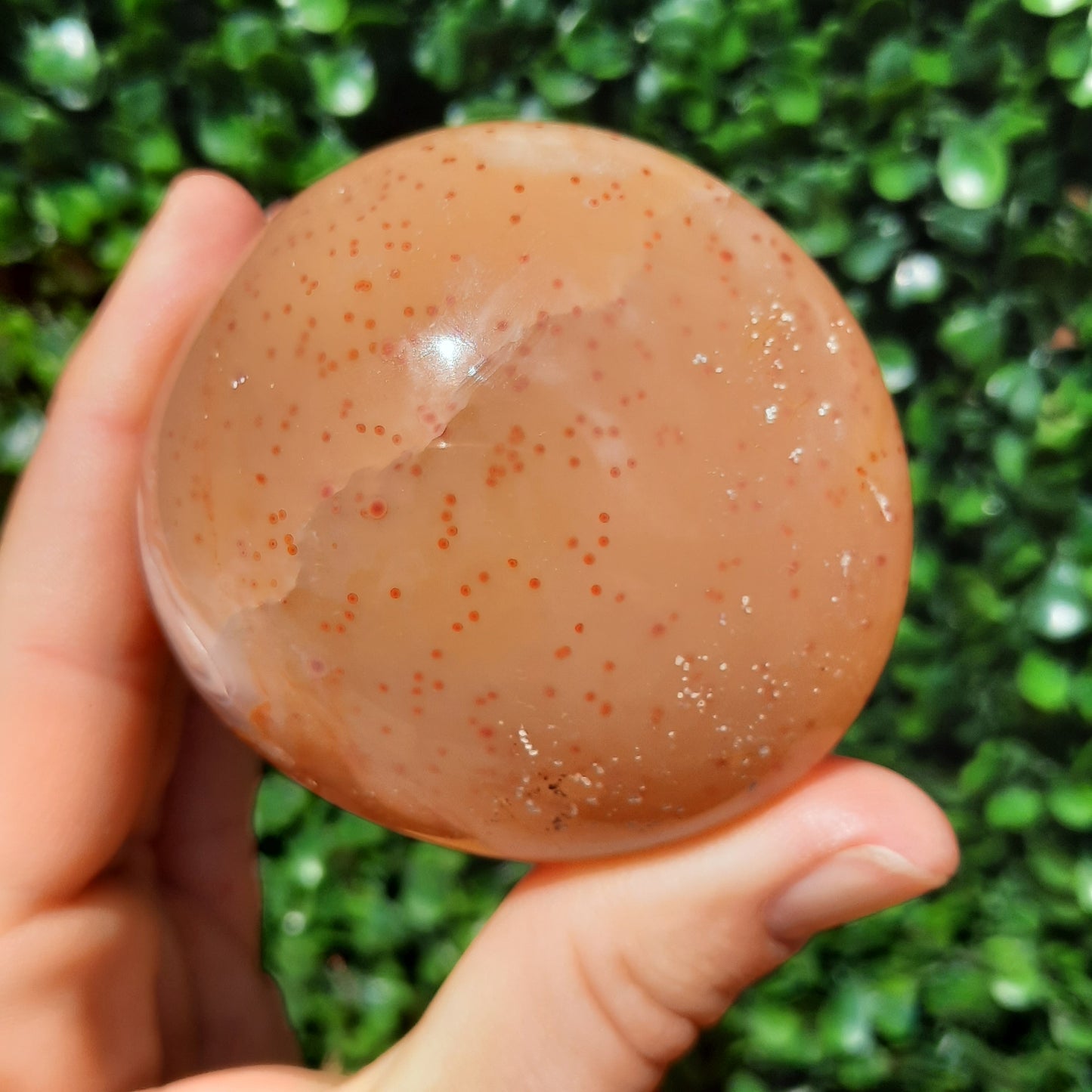 Agate With Crystallization