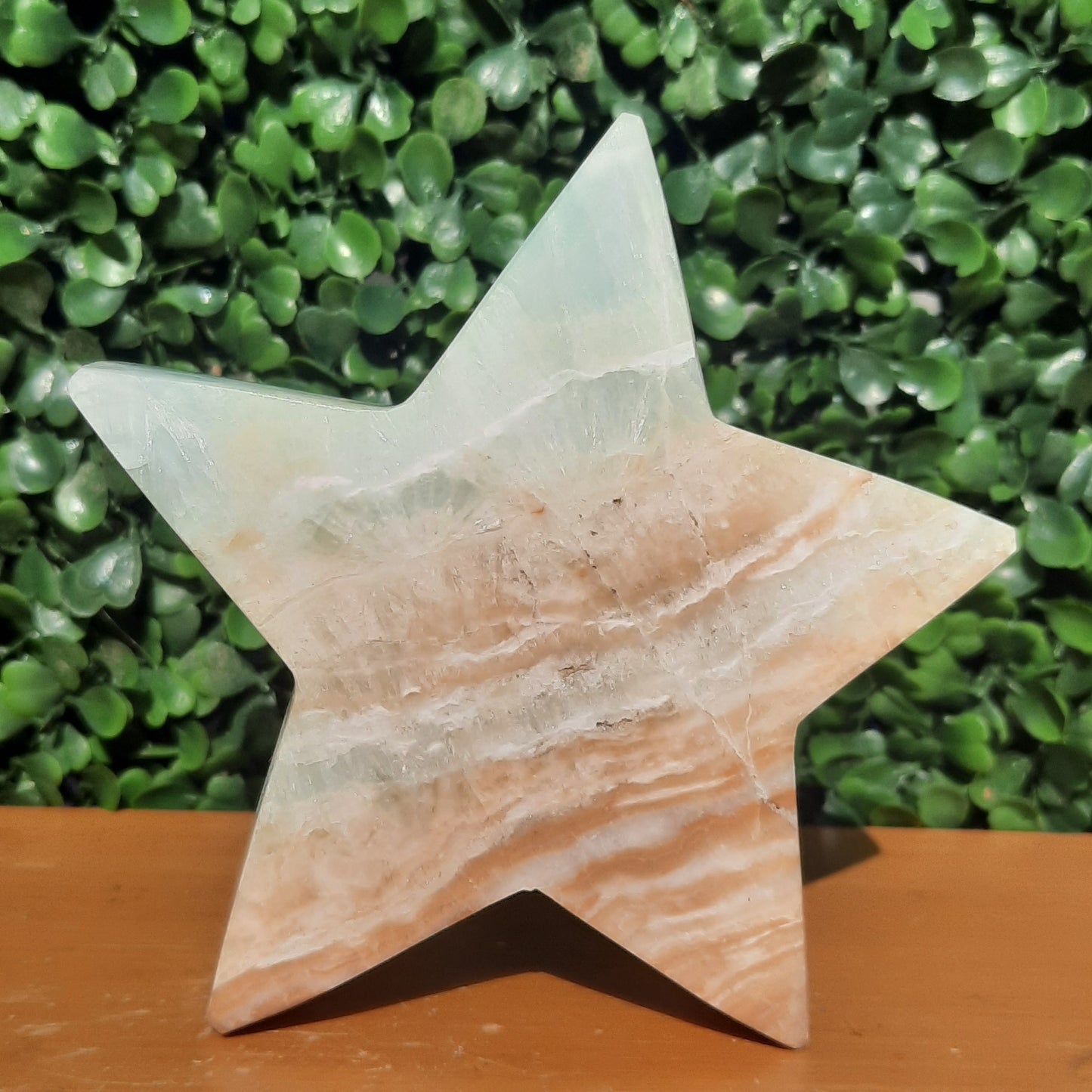 Pistachio Calcite Star