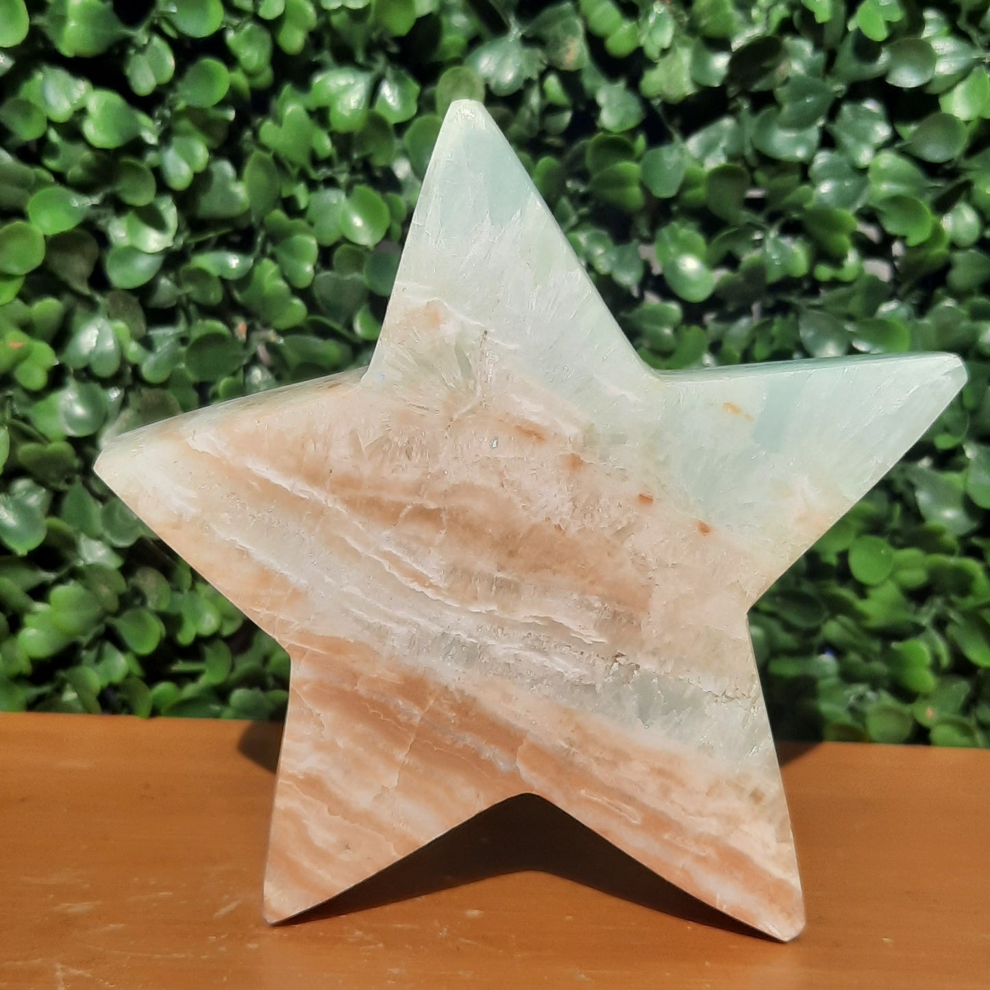 Pistachio Calcite Star