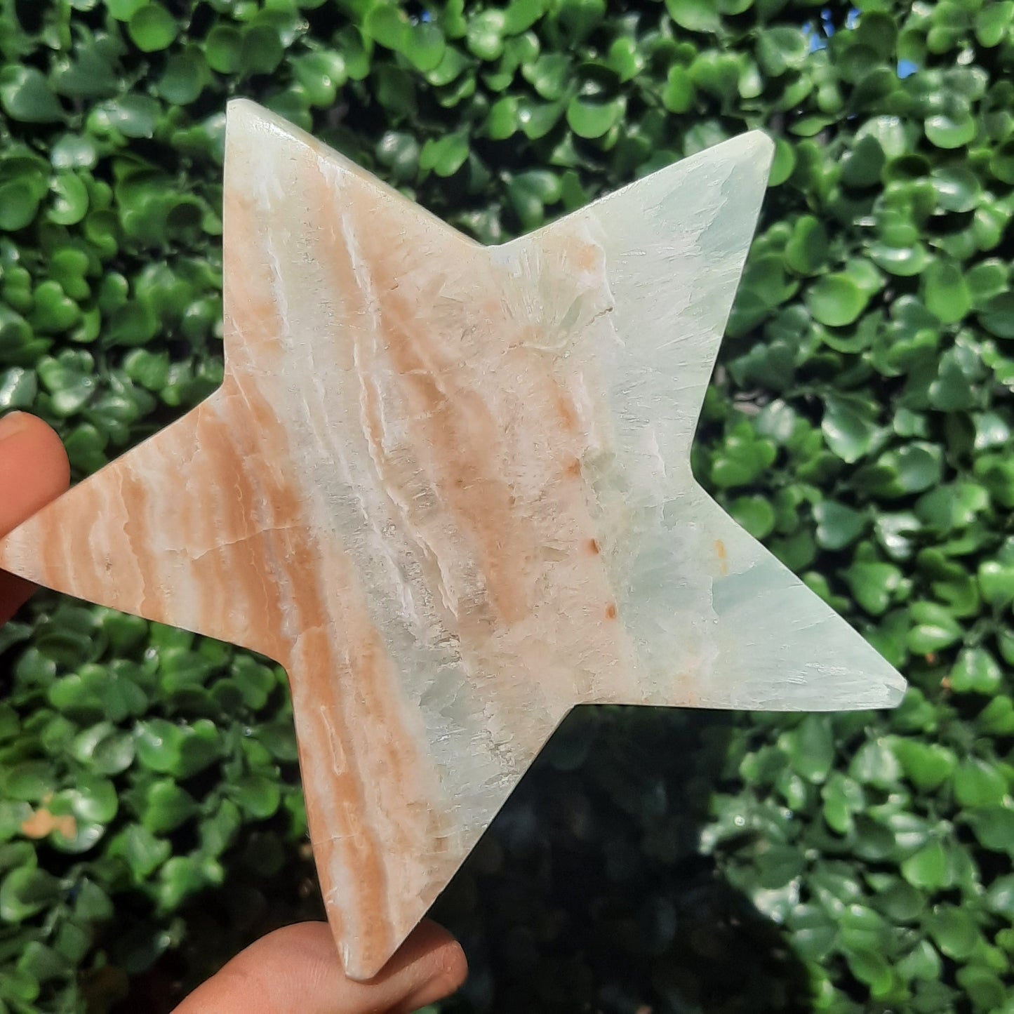 Pistachio Calcite Star