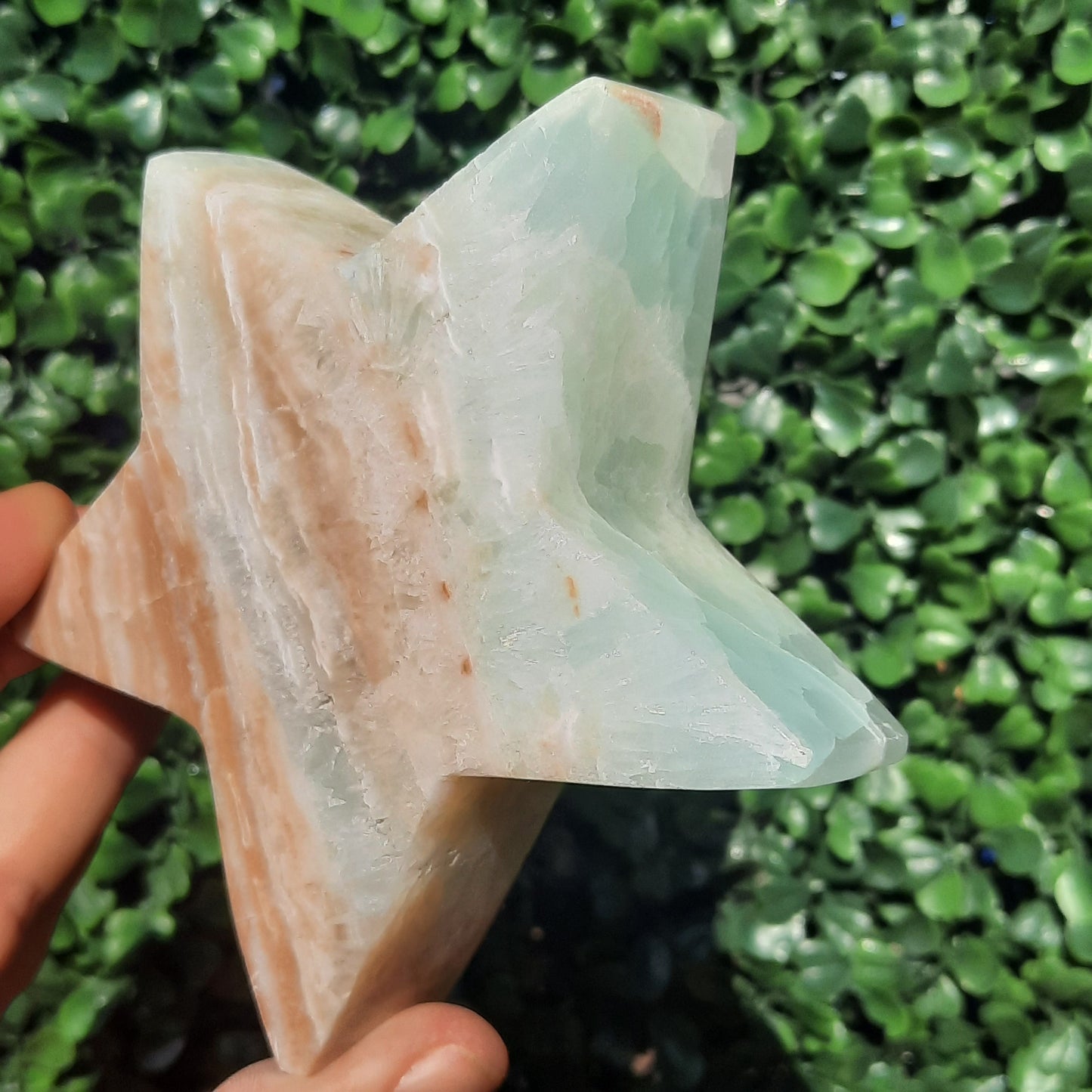 Pistachio Calcite Star