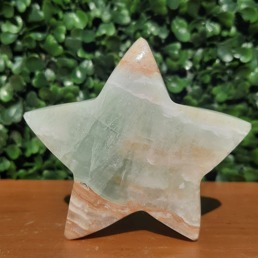 Pistachio Calcite Star