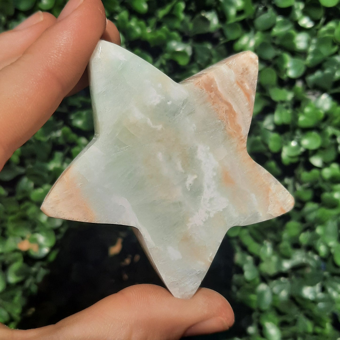 Pistachio Calcite Star