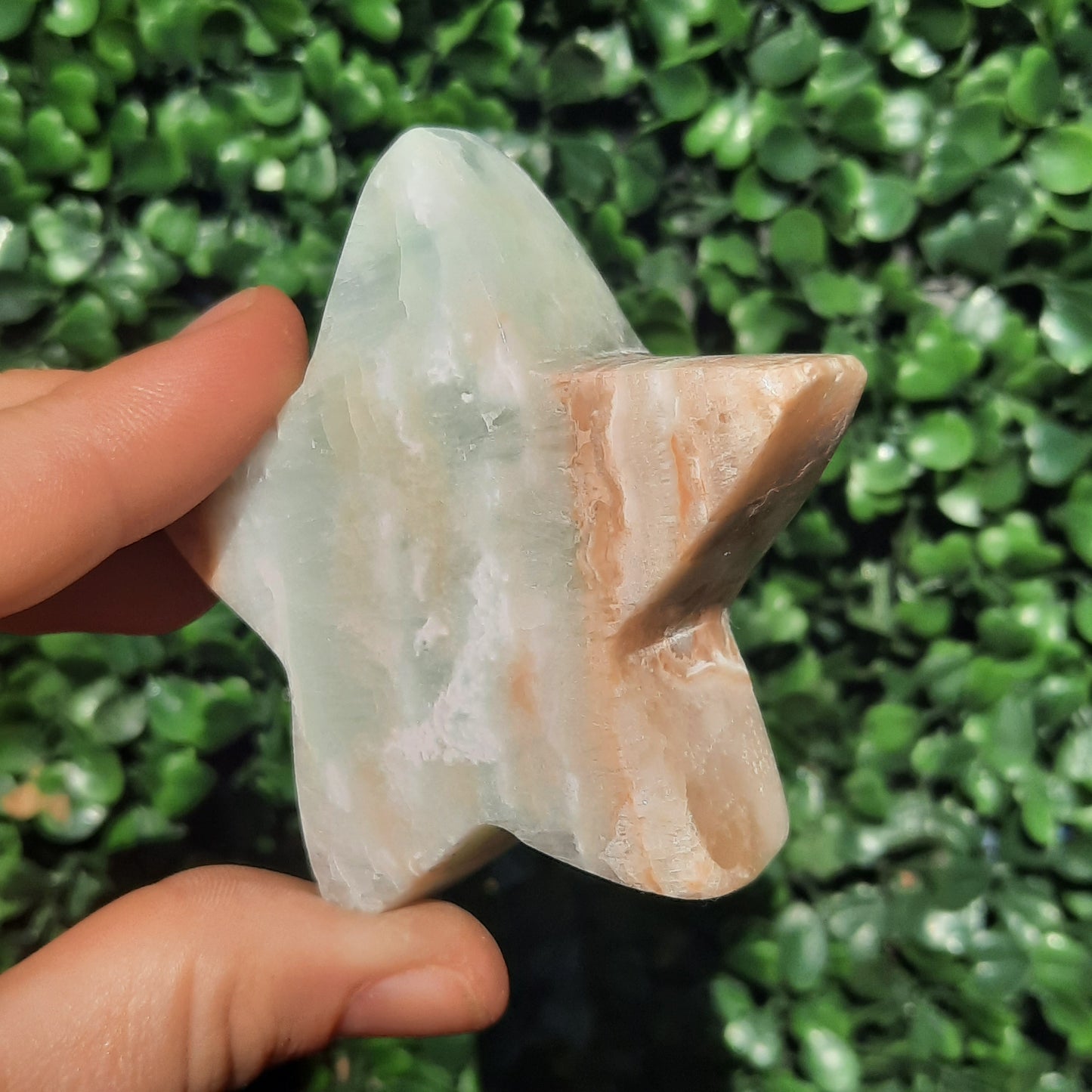Pistachio Calcite Star