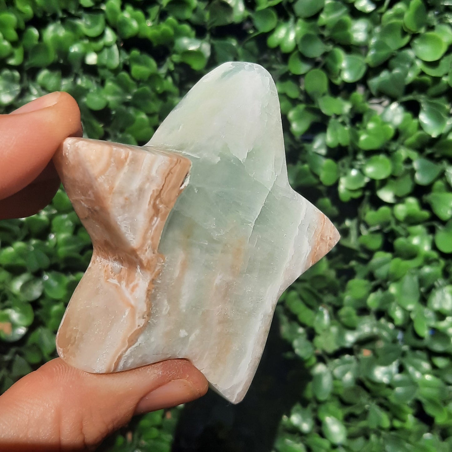 Pistachio Calcite Star