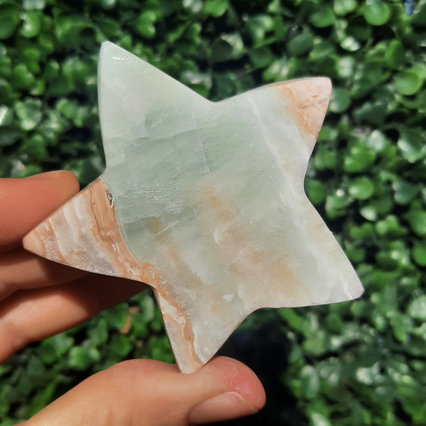 Pistachio Calcite Star