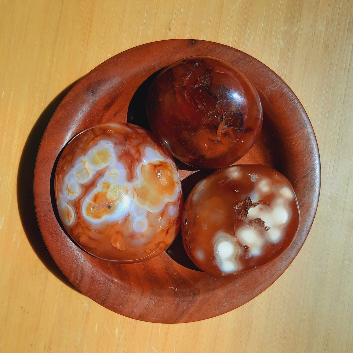Carnelian Palm Stone's