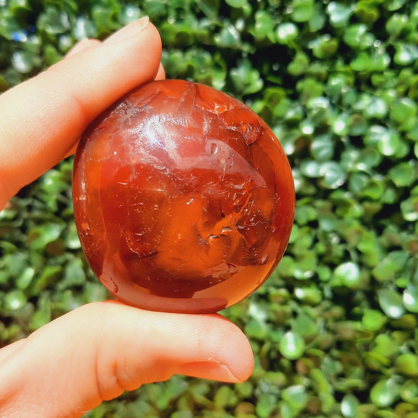 Carnelian Palm Stone's