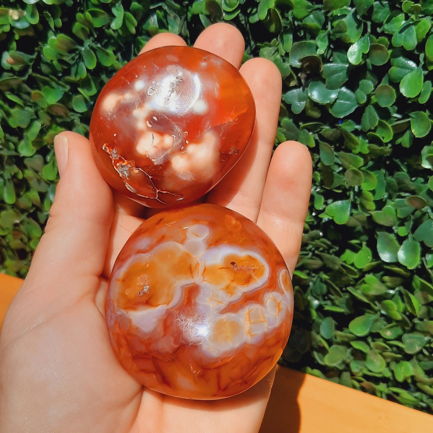 Carnelian Palm Stone's