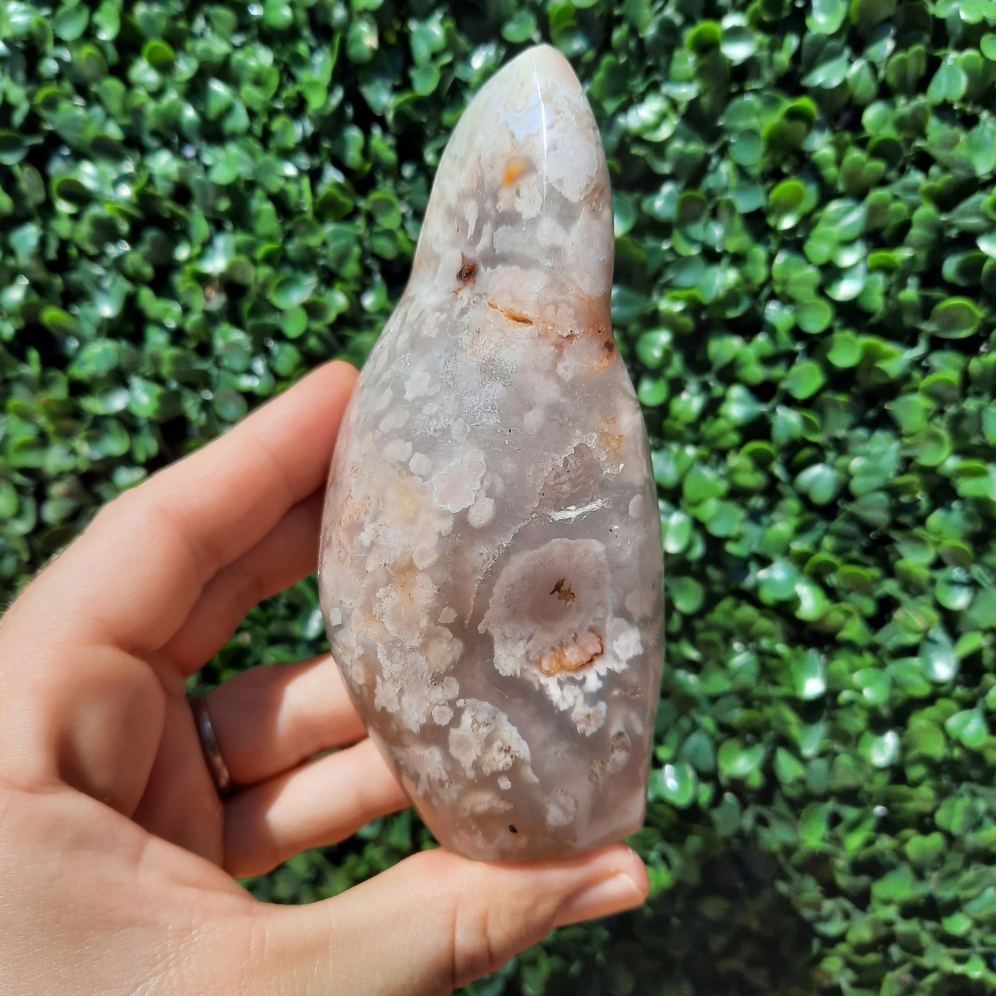 Flower Agate Free Form