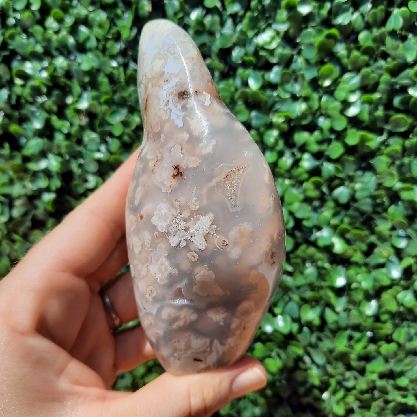 Flower Agate Free Form