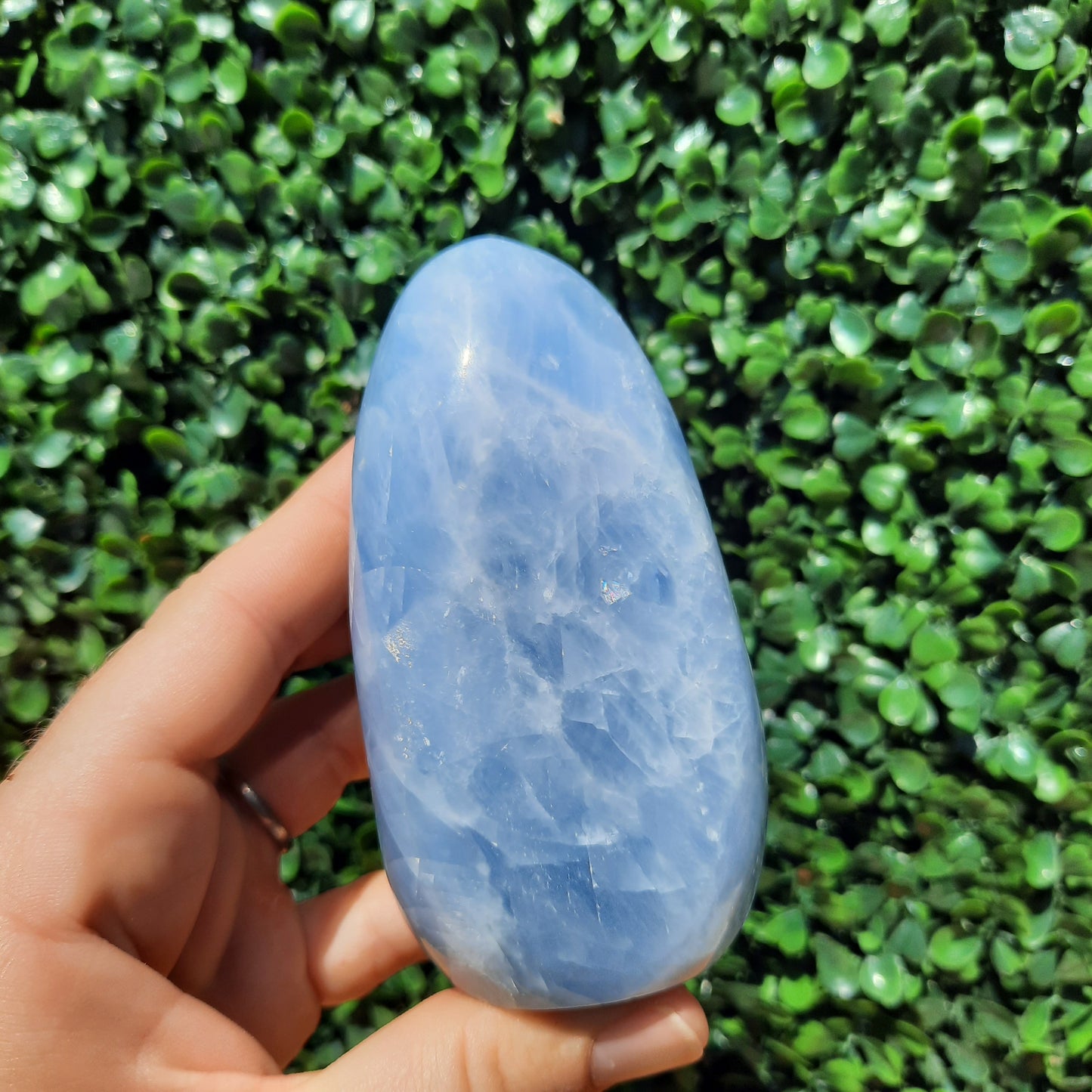Blue Calcite Free Form