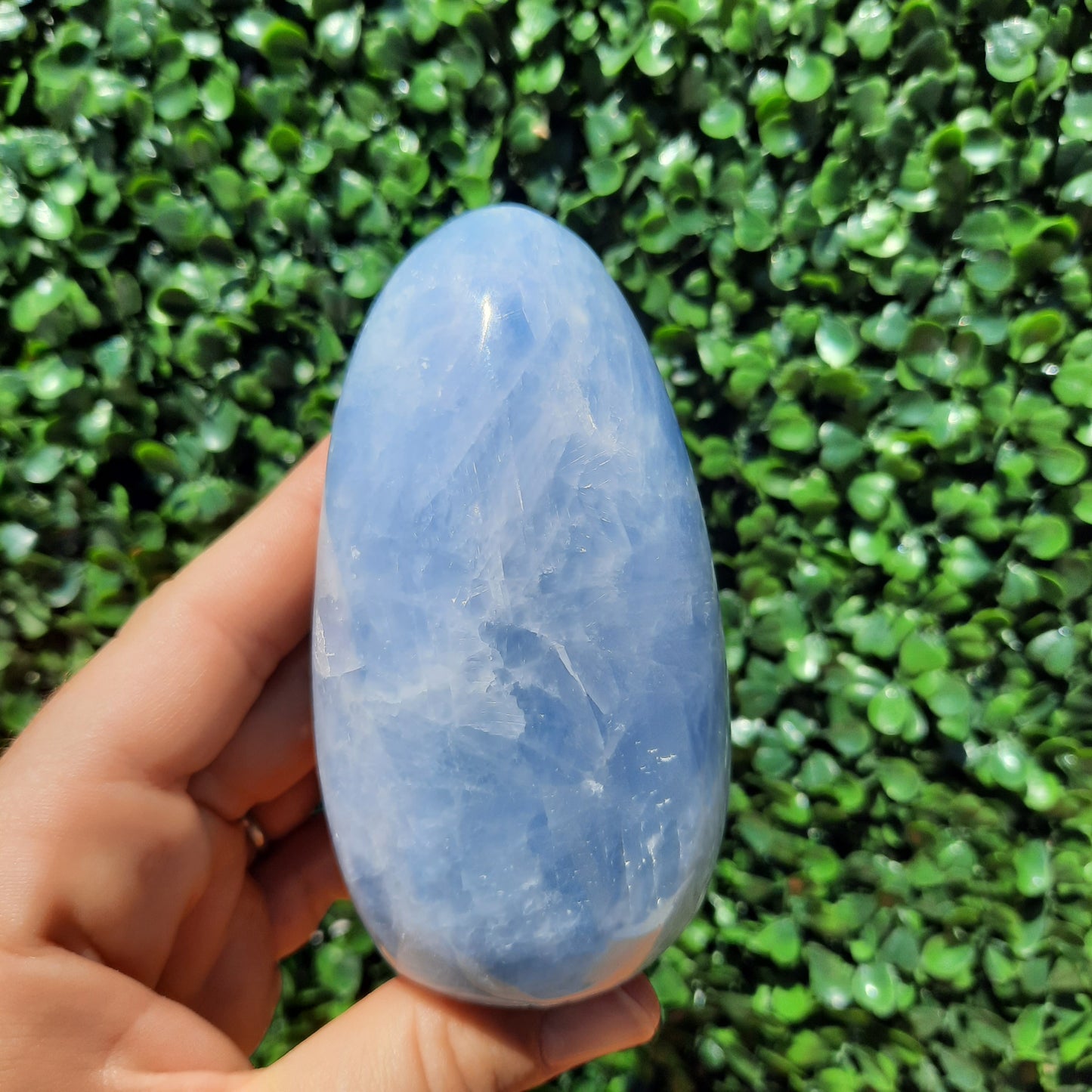 Blue Calcite Free Form
