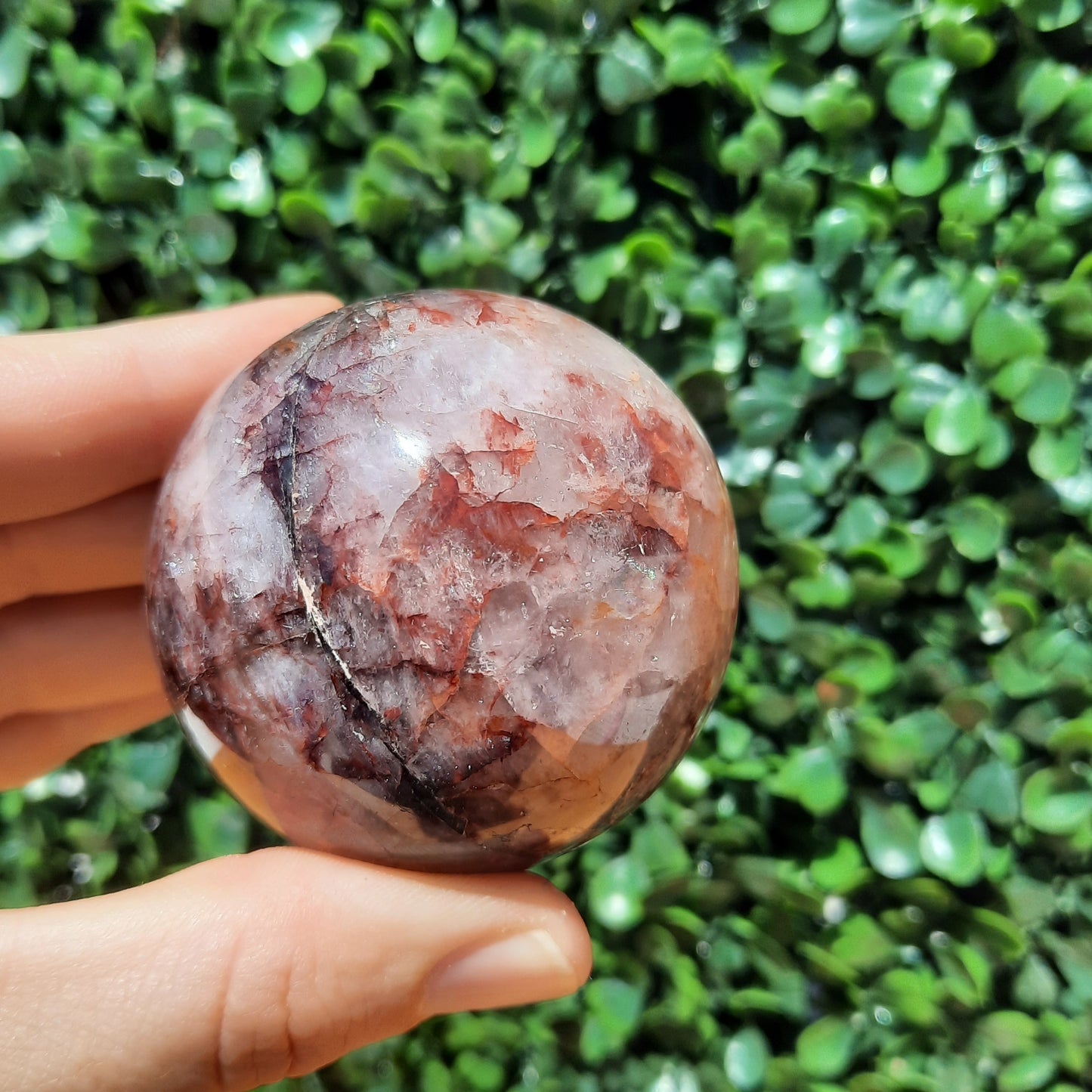 Fire Quartz Sphere