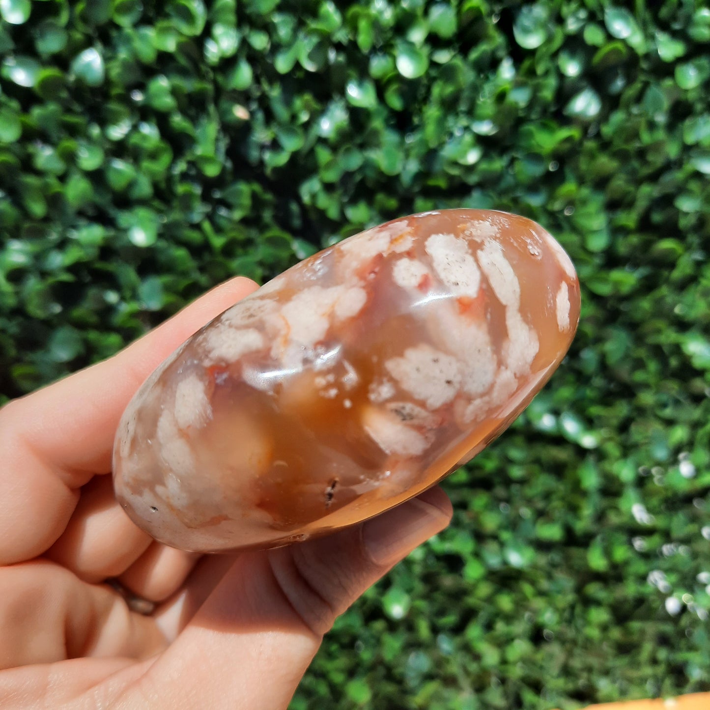 Flower Agate Heart