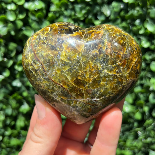 Kiwi Opal Heart