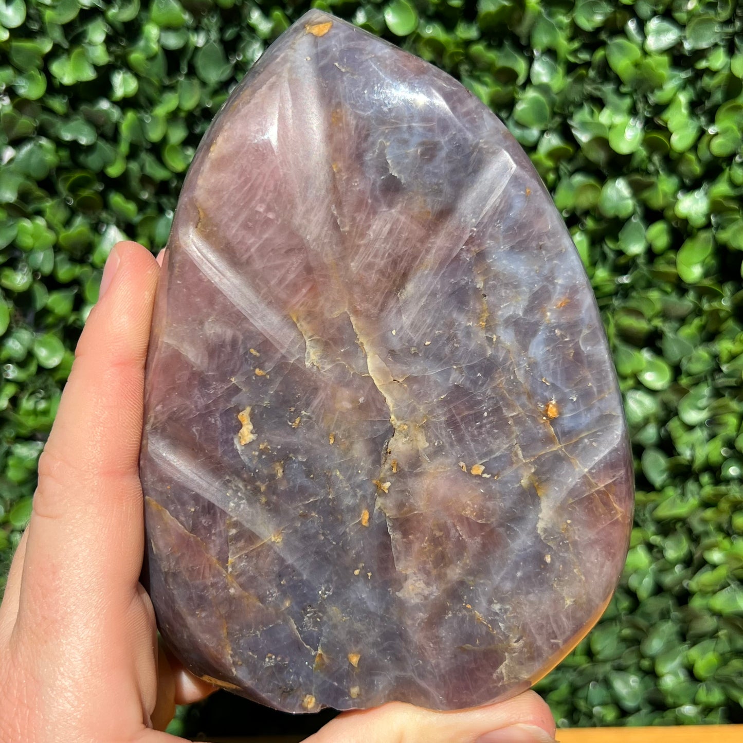 Purple Quartz Leaf